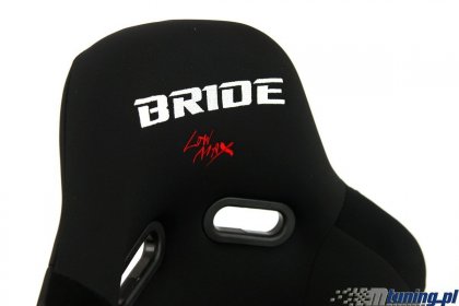 Fotel sportowy GTR Medium Welur Bride Black