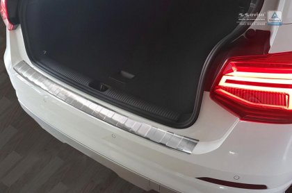 Nerezová ochranná lišta zadního nárazníku Audi Q2 2016-