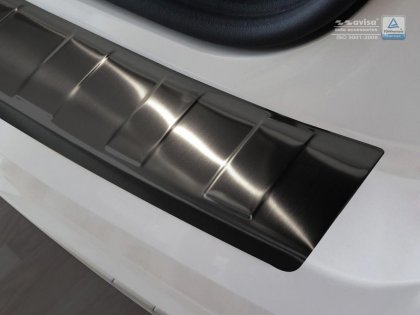 Nerezová ochranná lišta zadního nárazníku Audi Q2 Grafitová 2016-