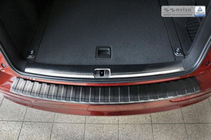 Nerezová ochranná lišta zadního nárazníku Audi SQ5 grafitová 2013-2016