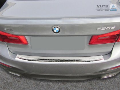 Nerezová ochranná lišta zadního nárazníku BMW 5 G30