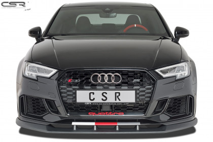 Spoiler pod přední nárazník CSR CUP - Audi RS3 8V 16- carbon look lesklý