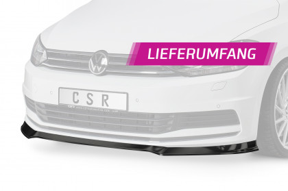 Spoiler pod přední nárazník CSR CUP - VW Touran II (5T) ABS