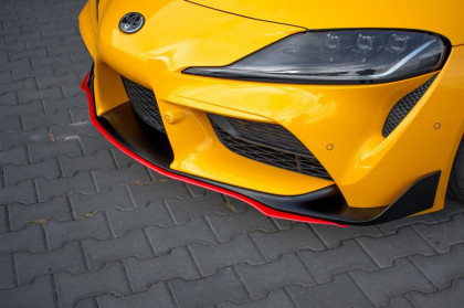 Spojler pod nárazník lipa V.3 Toyota Supra Mk5 2019- černý lesklý plast