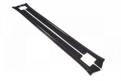 Prahové lišty TESLA MODEL X 2015- černý lesklý plast