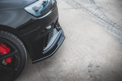 Spojler pod nárazník lipa V.4 Audi RS3 8V Facelift černý lesklý plast