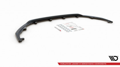 Spojler pod nárazník lipa V.1 Peugeot 308 Mk2 Facelift černý lesklý plast