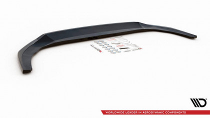 Spojler pod nárazník lipa V.4 Volkswagen Golf 8 GTI černý lesklý plast