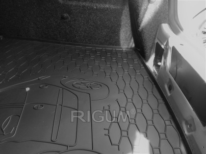 Gumová vana do kufru - PEUGEOT 206 2000- (s vyobrazením vozu)
