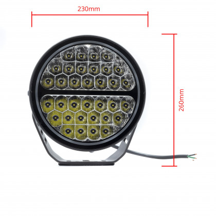 EPWLD11 LED Dálkové/Poziční světlo 170W (34 x 5W OSRAM LED) 30/60° (homologace R112+R7)