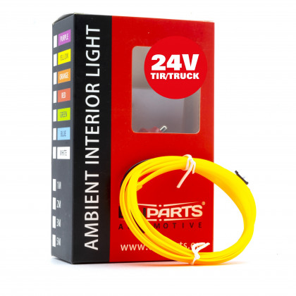 EPAL1M AMBER LED světlovodný pásek 1m (jantar) 24V