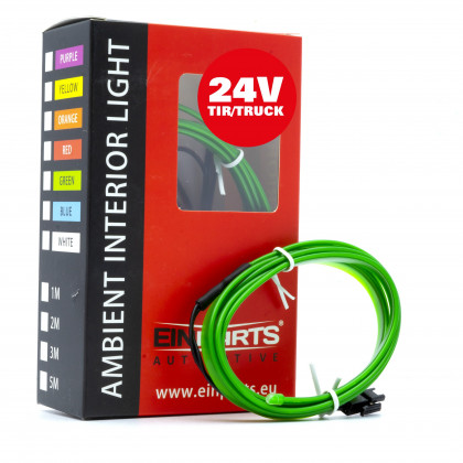 EPAL1M GREEN LED světlovodný pásek 1m (zelený) 24V
