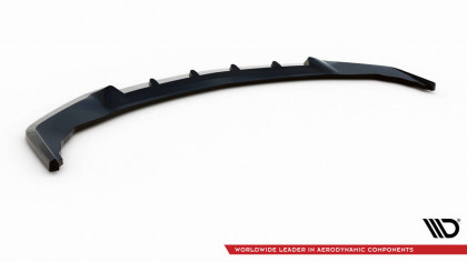 Spojler pod nárazník lipa V.2 Infiniti Q50 S Mk1 černý lesklý plast