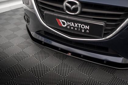 Spojler pod nárazník lipa Mazda 3 Mk3 carbon look