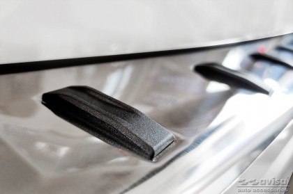 Nerezová ochranná lišta zadního nárazníku Strong edition pro AUDI A4 B9 Avant /S -line 2015- stříbrná 