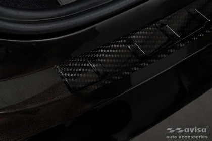 Ochranná lišta zadního nárazníku pro AUDI A6 C7 Allroad 2012-208 - karbonová
