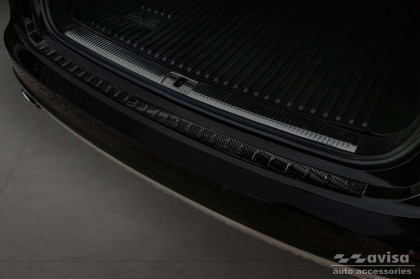 Ochranná lišta zadního nárazníku pro AUDI A6 C7 Allroad 2012-208 - karbonová