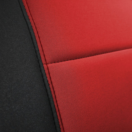 Neoprene seat covers set red Smittybilt