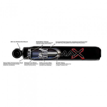 Rear hydro shock Skyjacker Black Max Lift 4-5,5"