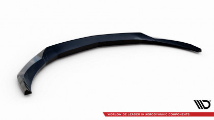 Spojler pod nárazník lipa V.1 Mercedes-Benz A AMG-Line W176 Facelift černý lesklý plast