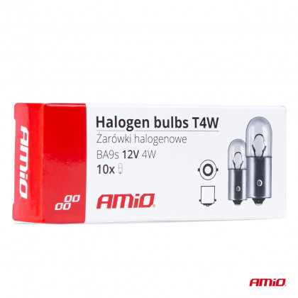Halogenové žárovky T4W 12V 4W BA9S 10ks