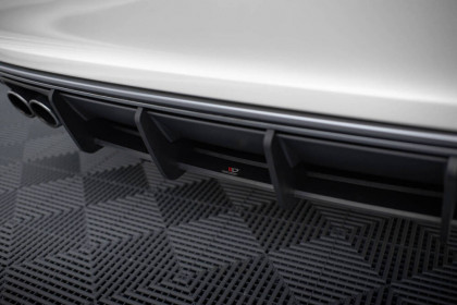 Spoiler zadního nárazníku Street pro Audi S3 Sportback / Hatchback 8V černo červený