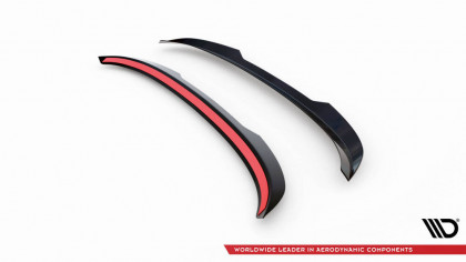 Prodloužení spoileru Peugeot 308 SW Mk3 černý lesklý plast
