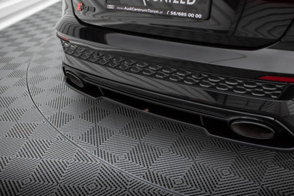 Spoiler zadního nárazniku Audi RS3 Sportback 8Y černý lesklý plast