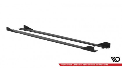 Prahové lišty Street pro + flaps Audi S3 / A3 S-Line Sedan 8V černé