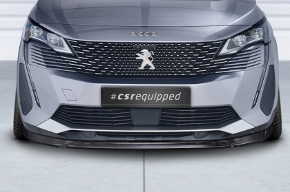 Spoiler pod přední nárazník CSR CUP pro Peugeot 3008 II 2020- carbon look lesklý