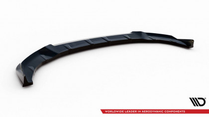 Spojler pod nárazník lipa V.2 BMW 5 M-Pack G60 černý lesklý plast