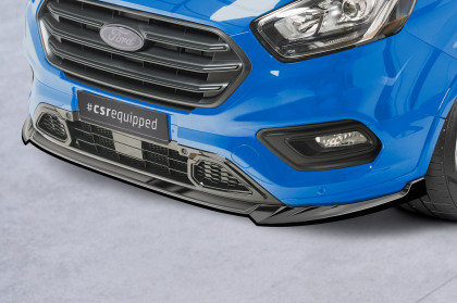 Spoiler pod přední nárazník CSR CUP pro Ford Tourneo Custom - carbon look lesklý