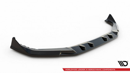 Spojler pod nárazník lipa V.2 BMW X5 M F95 Facelift černý lesklý plast