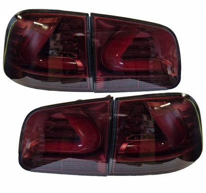 Zadní světla LED CARDNA VW Touareg 02-10 červená/kouřová