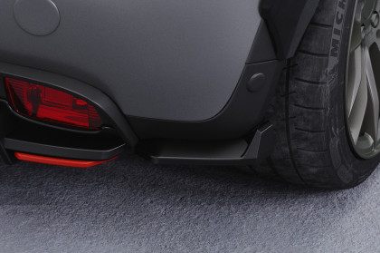 Spoilery pod zadní nárazník - boční splittery - CSR -  Mini F56 Cooper SE 2021- Carbon look matný