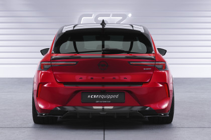 Spoiler pod zadní nárazník, difuzor CSR pro Opel Astra L hatchback - černý struktura