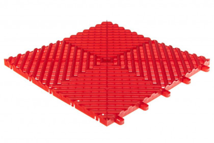 Modular Maxton floor - dlaždice modulární podlahy - červená
