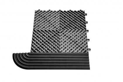 Modular Maxton floor - nájezdová hrana modulární podlahy rohová - samice