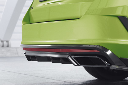Spoiler pod zadní nárazník, difuzor CSR pro Škoda Octavia 4 RS / RS Plus 2019- carbon look lesklý