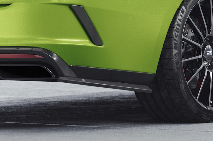 Spoilery pod zadní nárazník - doplněk bočních splitterů - CSR  pro Škoda Octavia 4 RS / RS Plus 2019- černý lesklý