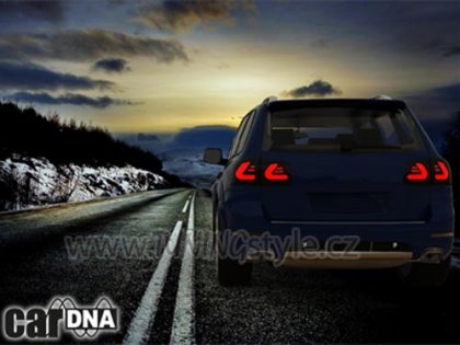 Zadní světla CARDNA VW Touareg 02-10 černá/kouřová