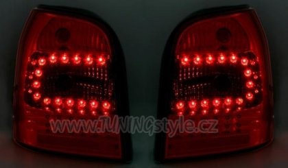Zadní světla LED Audi A4 B5 Avant 94-01 červená/kouřová