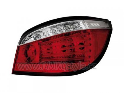 Zadní světla LED BMW E60 04- červená/chrom