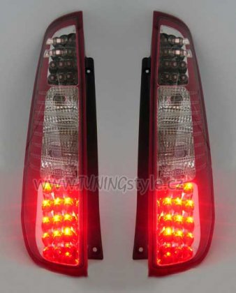 Zadní světla LED Ford Fiesta MK6 3dv. červená