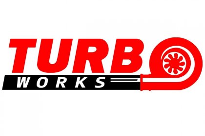 Naklejka TurboWorks Czerwono-Czarna