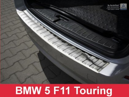 Nerezová ochranná lišta zadního nárazníku BMW 5 F11 TOURING 2010-2017