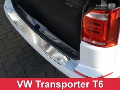 Nerezová ochranná lišta zadního nárazníku VW TRANSPORTER T6 2015-
