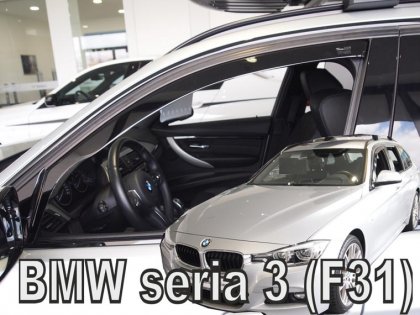 Protiprůvanové plexi, ofuky skel - BMW serai 3 (F31) 5D 2012- COMBI přední