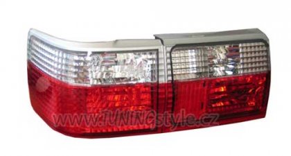 Zadní světla Audi 80 červená/chrom krystal
