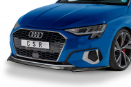 Spoiler pod přední nárazník CSR CUP pro Audi A3 8Y - carbon look lesklý